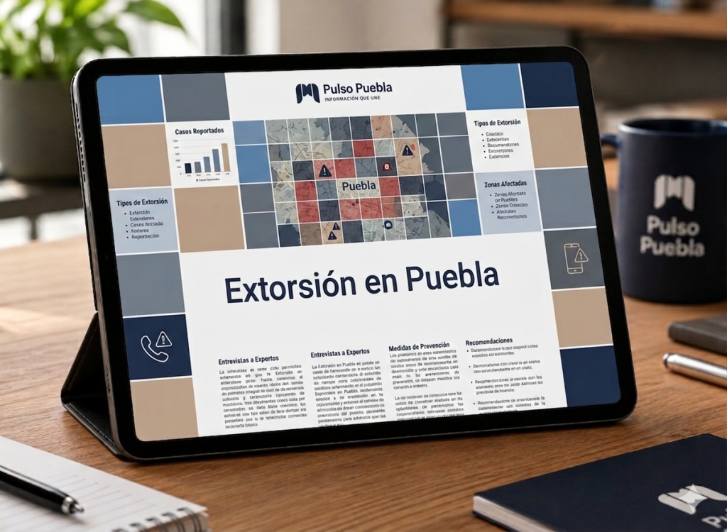 Información sobre extorsión en Puebla